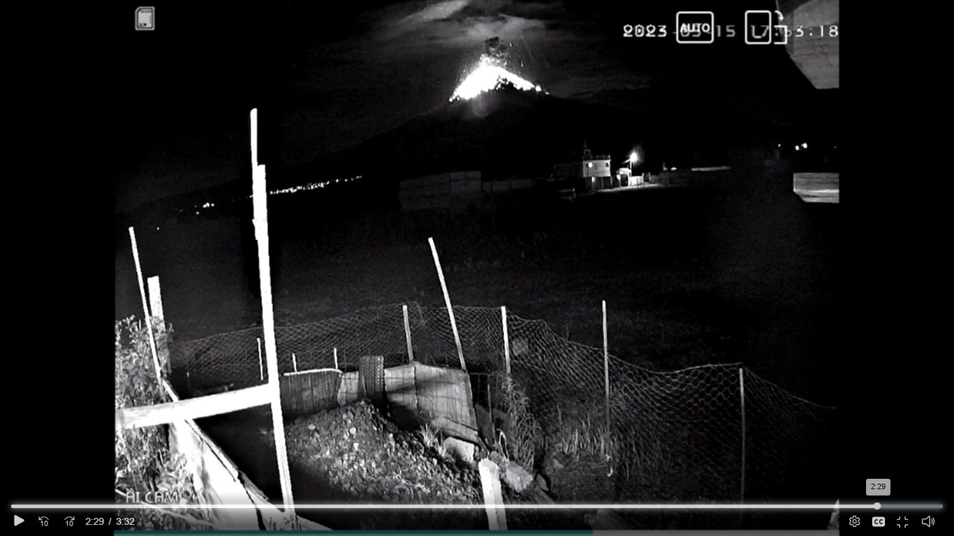 News about Popocatepetl  May 13, 2023 is a short update about the volcano Popocatepetl  that is somewhat near us here in southern Mexico City.